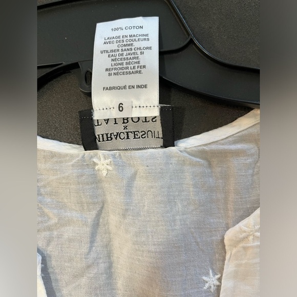 MiracleSuit X Talbots Womens 100% Cotton Crochet White Swim Cover Up Dress XS - Picture 13 of 13